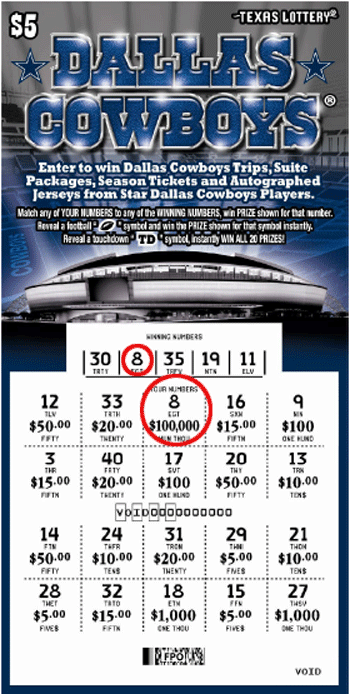 The new Cowboys scratch game offers $38.2 million in prizes. It goes on sale Aug. 17.